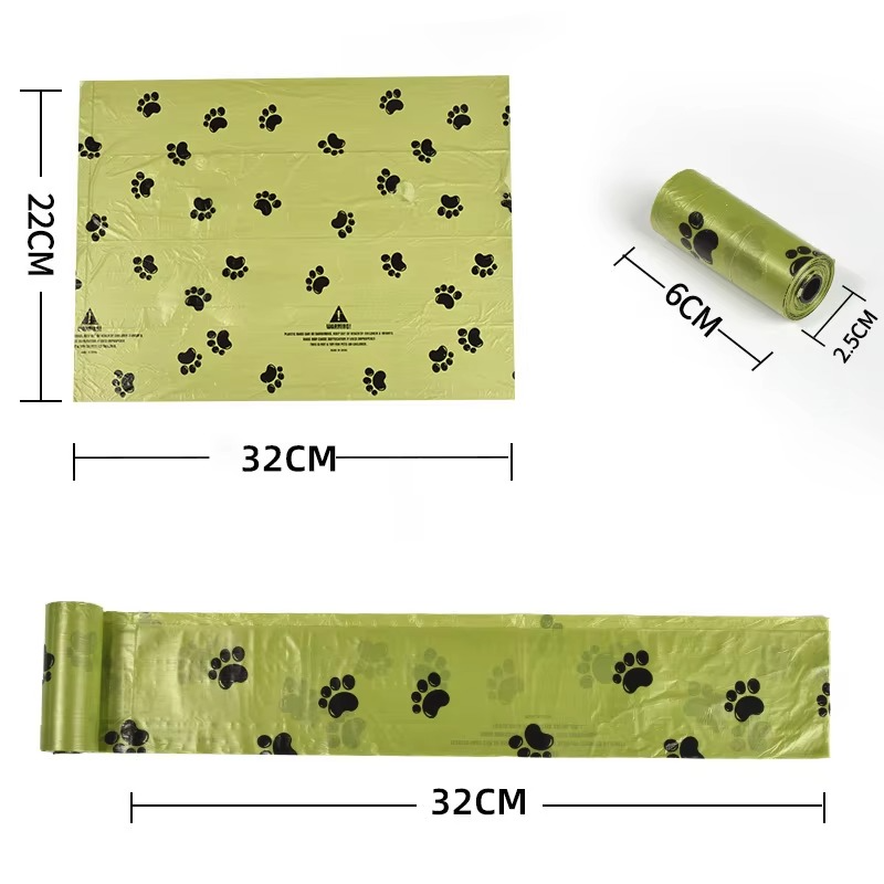 Eco-friendly and Biodegradable Pet Poop Bags for Dogs and Cats