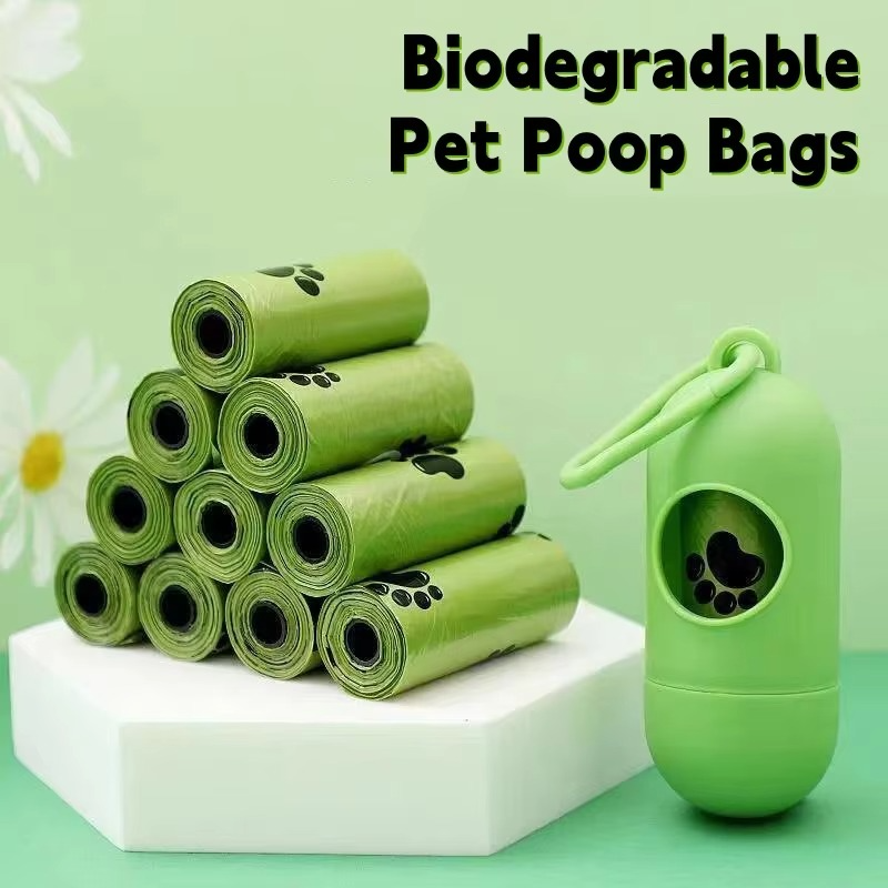 Eco-friendly and Biodegradable Pet Poop Bags for Dogs and Cats
